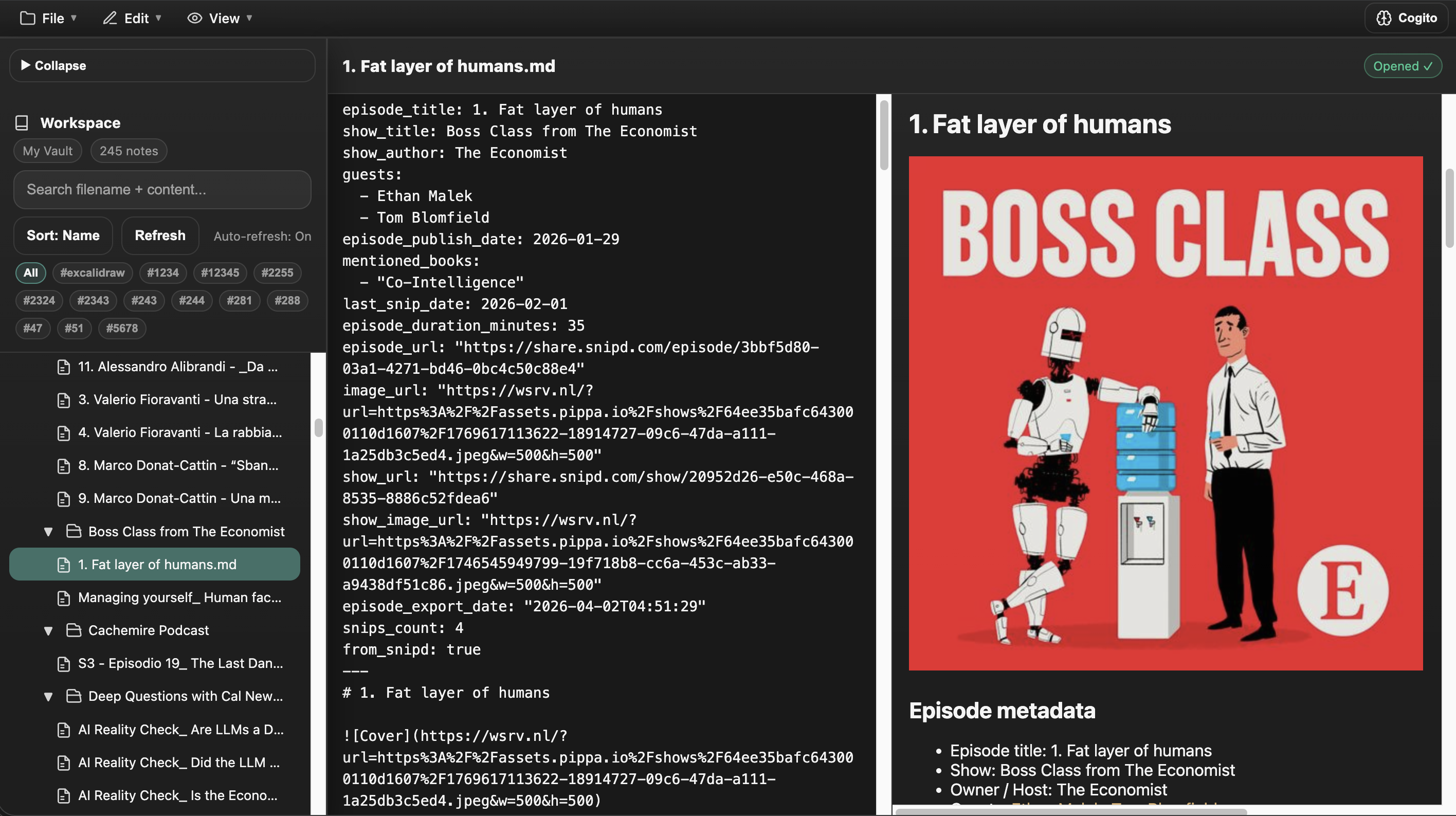 Screenshot of Spiral
